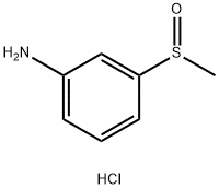 3-methanesulfinylaniline hydrochloride Structure