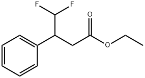 Ethyl 4,4-difluoro-3-phenylbutanoate 结构式