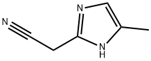 2-(5-甲基-1H-咪唑-2-基)乙腈, 863399-39-7, 结构式