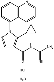 ZONIPORIDE HYDROCHLORIDE HYDRATE, 863406-85-3, 结构式