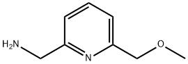 2-Pyridinemethanamine, 6-(methoxymethyl)- Struktur