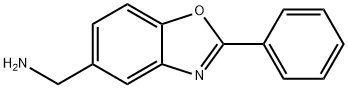 (2-苯基苯并[D]恶唑-5-基)甲胺, 864264-01-7, 结构式