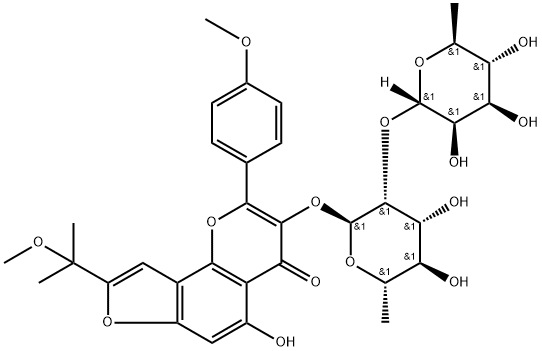 Spinorhamnoside Structure