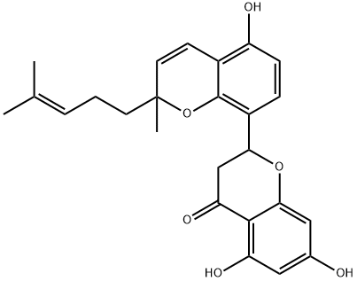 [2,8'-Bi-2H-1-benzopyran]-4(3H)-one, 5,5',7-trihydroxy-2'-methyl-2'-(4-methyl-3-pentenyl)- (9CI)|