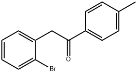 Ethanone, 2-(2-bromophenyl)-1-(4-methylphenyl)- Structure