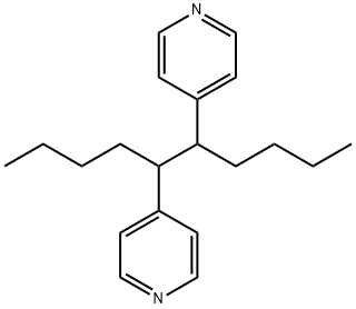 4-[6-(Pyridin-4-yl)decan-5-yl]pyridine Struktur