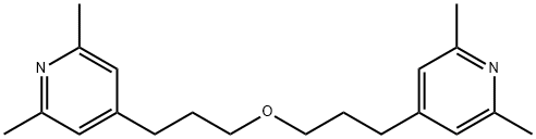 4,4'-(氧双(丙烷-3,1-二基))双(2,6-二甲基吡啶) 结构式