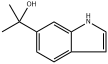 2-(1H-Indol-6-yl)propan-2-ol, 865376-66-5, 结构式