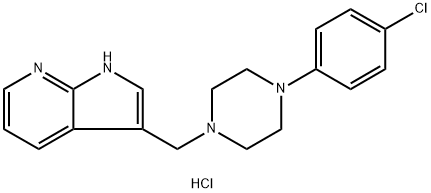 L-745,870三塩酸塩 化学構造式