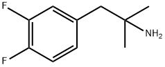 1-(3,4-二氟苯基)-2-甲基丙-2-胺,868049-95-0,结构式
