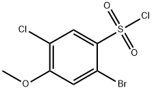 Benzenesulfonyl chloride, 2-bromo-5-chloro-4-methoxy- Struktur