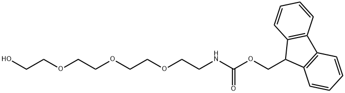 Fmoc-NH-PEG4-alcohol, 868594-41-6, 结构式