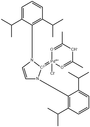 Pd(IPr)(acac)Cl Structure