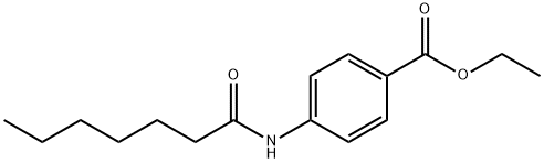 4-[(1-Oxoheptyl)amino]benzoic Acid Ethyl Ester Structure