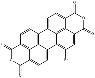 5-bromo-Perylo[3,4-cd:9,10-c'd']dipyran-1,3,8,10-tetrone Struktur
