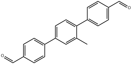 2'-METHYL-[1,1':4',1''-TERPHENYL]-4,4''-DICARBALDEHYDE 结构式