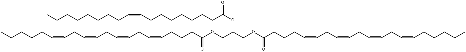 1,3-Diarachidonoyl-2-Oleoyl Glycerolol Structure