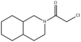 2-chloro-1-(decahydroisoquinolin-2-yl)ethan-1-one Structure