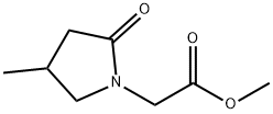 methyl 2-(4-methyl-2-oxopyrrolidin-1-yl)acetate Structure