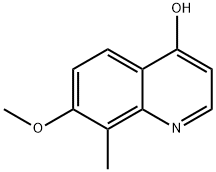 4-Quinolinol, 7-methoxy-8-methyl- 结构式