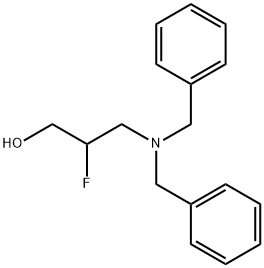 3-(dibenzylamino)-2-fluoropropan-1-ol Structure