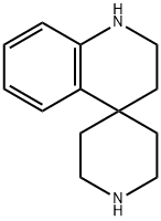 Spiro[piperidine-4,4'-(1',2',3',4'-tetrahydroquinoline) 结构式