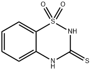 2H-Benzo[e][1,2,4]thiadiazine-3(4H)-thione 1,1-dioxide Structure