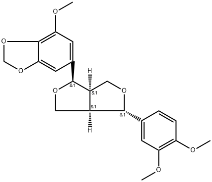 3,4,5'-Trimethoxy-3',4'-methylenedioxy-7,9':7',9-diepoxylignan,873867-94-8,结构式