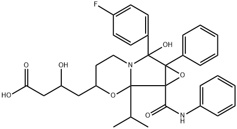 Atorvastatin Cyclic Isopropyl Impurity 化学構造式