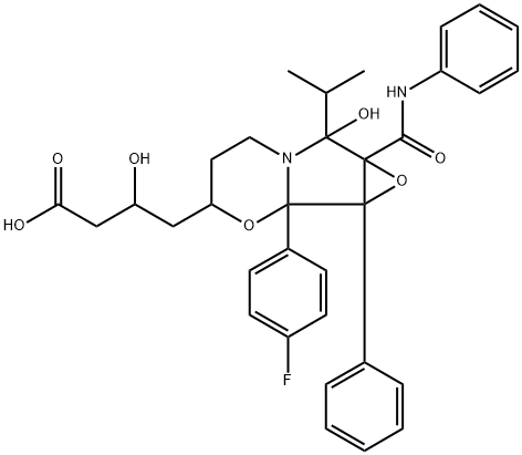 Atorvastatin Cyclic (Fluorophenyl) Impurity Struktur