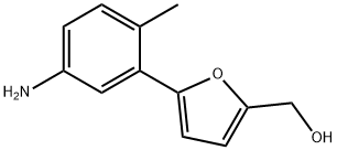 2-Furanmethanol, 5-(5-amino-2-methylphenyl)- Structure