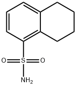 5,6,7,8-tetrahydronaphthalene-1-sulfonamide Struktur