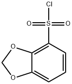 苯并[D][1,3]二氧杂环戊-4-磺酰氯, 87473-88-9, 结构式