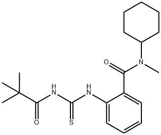 875174-71-3 N-cyclohexyl-2-(2,2-dimethylpropanoylcarbamothioylamino)-N-methylbenzamide