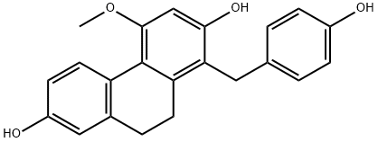 87530-26-5 1-(4-hydroxybenzyl)-4-methoxy-9,10-dihydropenanthrene-2,7-diol