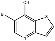 6-Bromo-thieno[3,2-b]pyridin-7-ol,875340-62-8,结构式