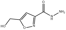 5-(hydroxymethyl)isoxazole-3-carbohydrazide Structure