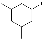 Cyclohexane, 1-iodo-3,5-dimethyl- Struktur