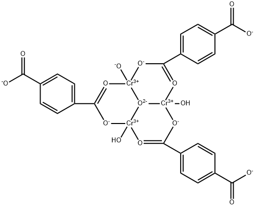 MIL-101(CR) F FREE有机骨架材料 结构式