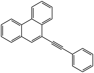 9-(2-苯炔基)菲, 87682-44-8, 结构式