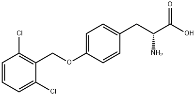 D-Tyrosine, O-[(2,6-dichlorophenyl)methyl]- Structure