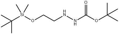 N'-[2-(tert-Butyl-dimethyl-silanyloxy)-ethyl]-hydrazinecarboxylic acid tert-butyl ester,878018-18-9,结构式