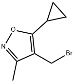 Isoxazole, 4-(bromomethyl)-5-cyclopropyl-3-methyl-|4-(溴甲基)-5-环丙基-3-甲基异噁唑