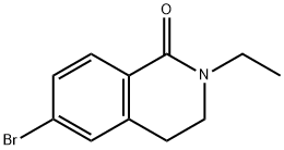 6-Bromo-2-ethyl-3,4-dihydroisoquinolin-1(2H)-one Structure