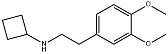 Benzeneethanamine, N-cyclobutyl-3,4-dimethoxy- 化学構造式