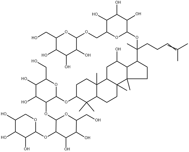 三七皂苷FA, 88100-04-3, 结构式
