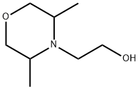 4-Morpholineethanol, 3,5-dimethyl- 化学構造式