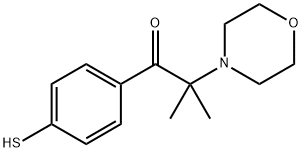 2-甲基-2-(4-吗啉 基)-1-(4-巯基苯基)-1-丙酮, 88324-59-8, 结构式