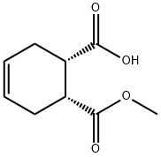 (1R,2S)-4-环己烯-1,6-二甲酸单甲酯,88335-94-8,结构式