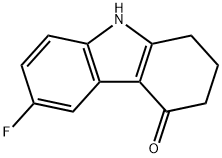 6-氟-2,3,4,9-四氢-1H-咔唑-4-酮, 88368-12-1, 结构式